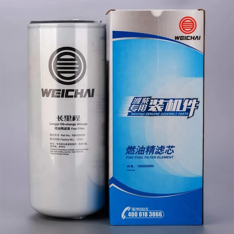 Shacman Truck Parts Fine Fuel Filter Element 1000053555