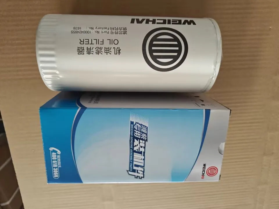 Sinotruk Howo Parts WEICHAI WP10 Engine Oil Filter 1000424655