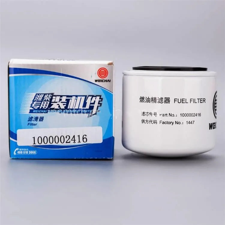 WEICHAI Engine Spare Parts 1000002416 Fuel Filter
