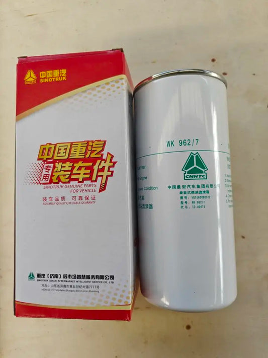 Sinotruk Howo Original Fuel Filter for Truck Engines VG1560080012 WK962/7 Condition New