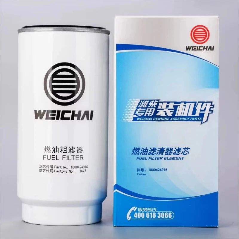 Weichai Engine Parts 1000424916 Fuel Filter for Sale