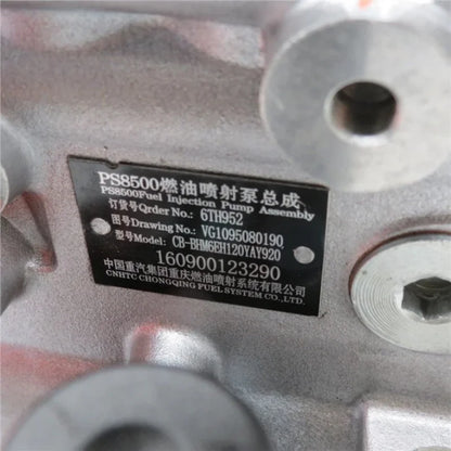 VG1095080190 PS8500 Fuel Injection Pump Assembly CB-BHM6EH120YAY920