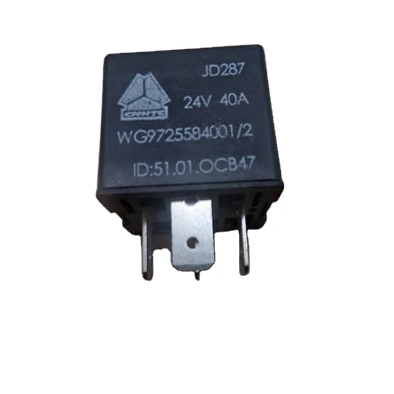 WG9725584001 HOWO 24VDC Open Relay 40A - Reliable Electrical Control Component
