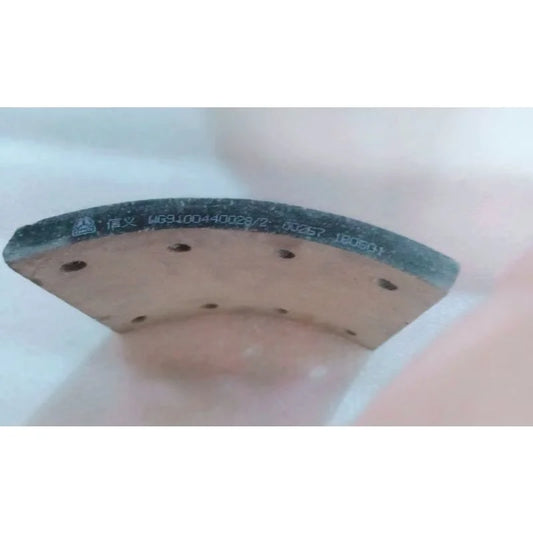 Sinotruk Howo Dump Truck Parts Brake Shoe Break Lining WG9100440028