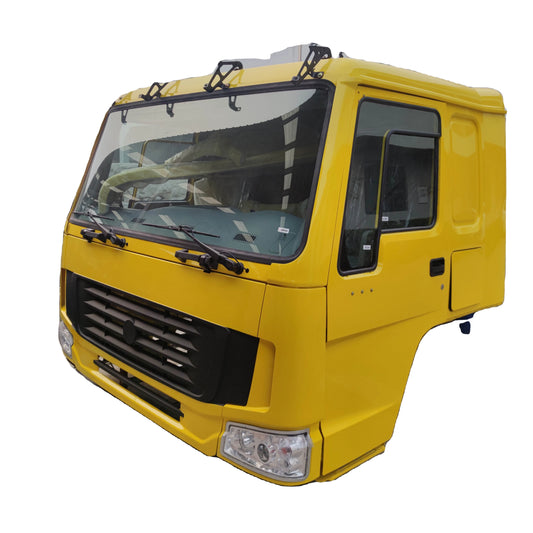 Sinotruk Howo HW76 Cab - Classic Old Model Truck Cabin with Steel Frame & Air Suspension
