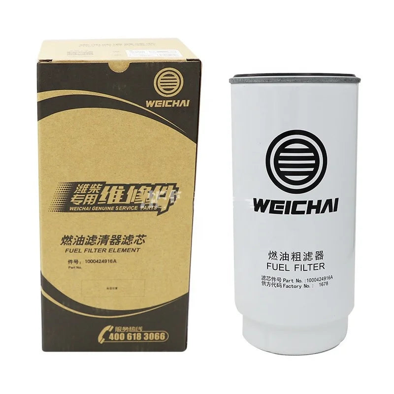 Weichai Engine Parts 1000424916 Fuel Filter for Sale